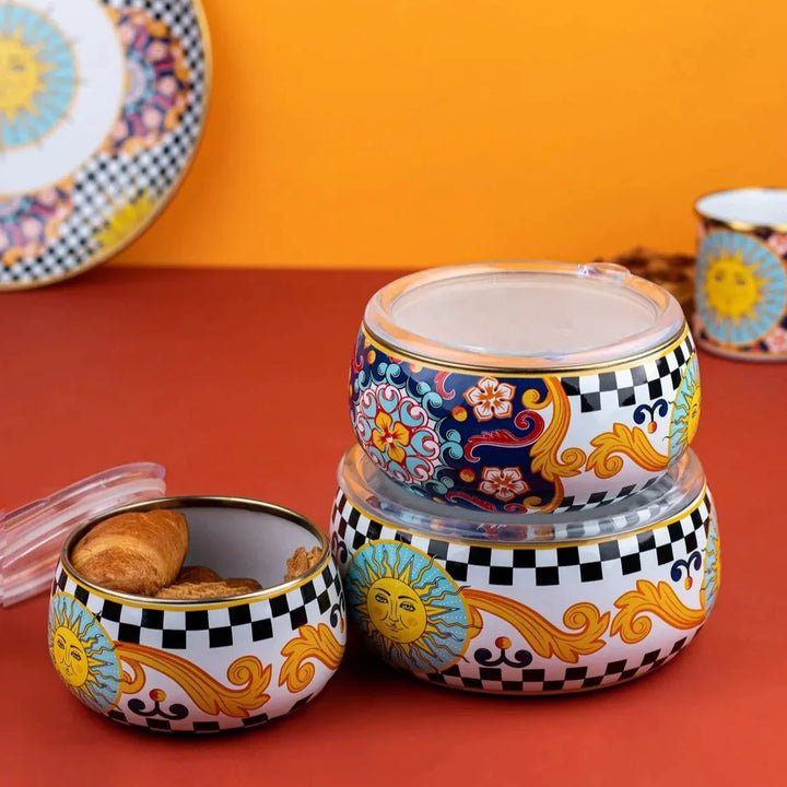 Misharu Enamel Chubby Storage Container - Single