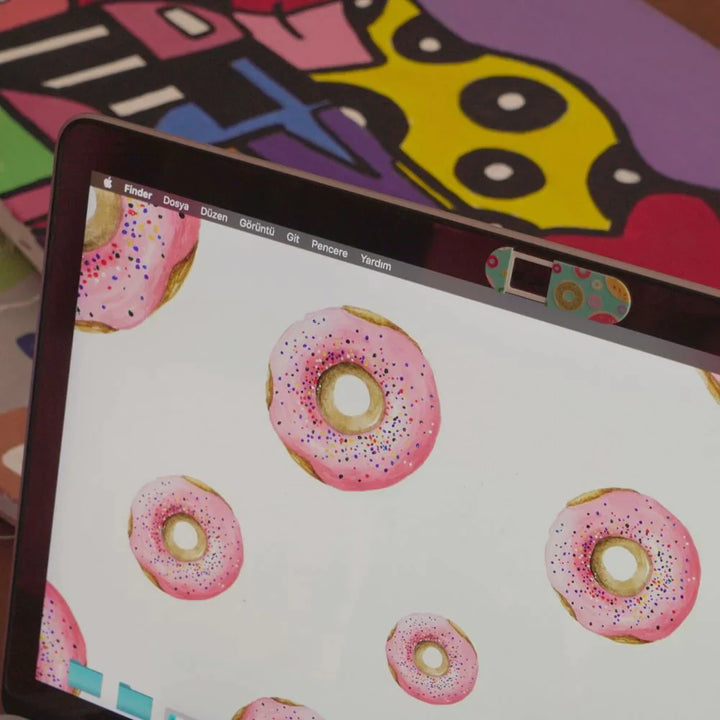 Laptop Webcam Cover | Donuts