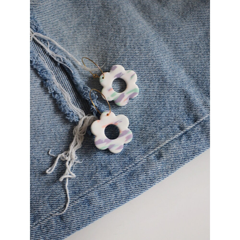 Pastel Flower Earring