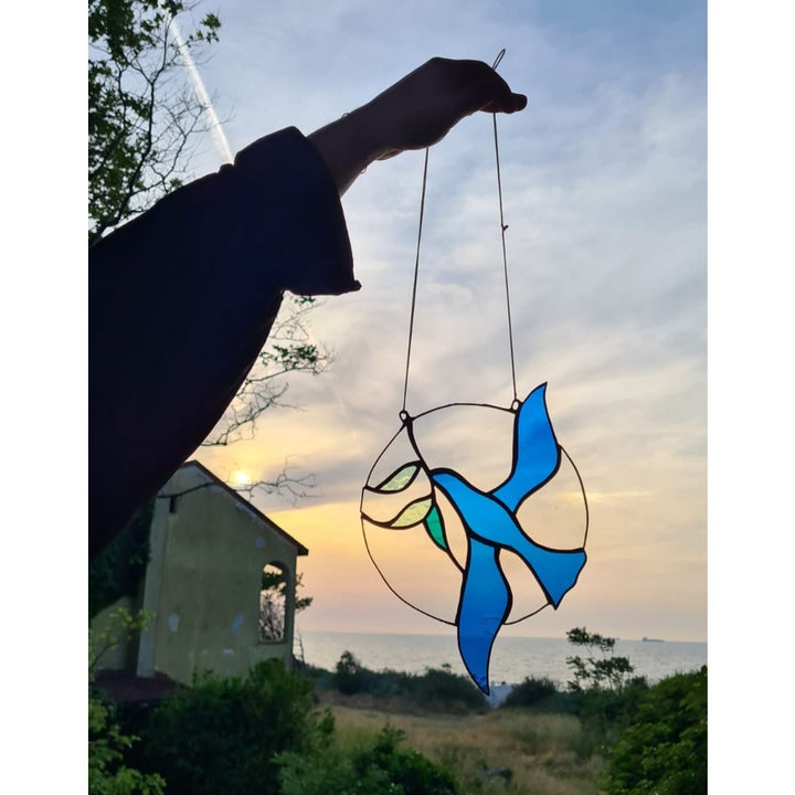 Peace Bird Stained Glass