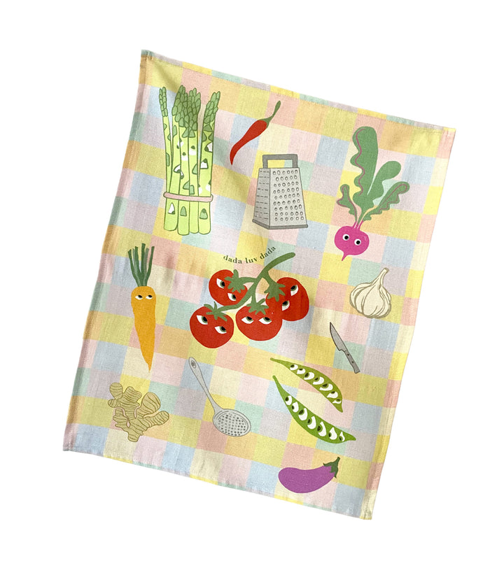 Veggies Party Kitchen Cloth