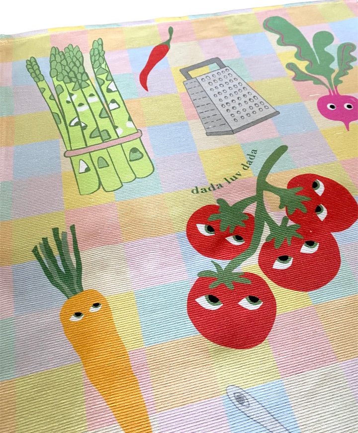Veggies Party Kitchen Cloth