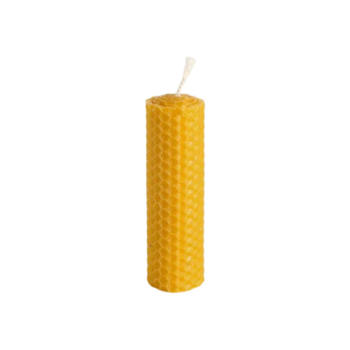 Medium Size 2 pcs Natural Beeswax Candles