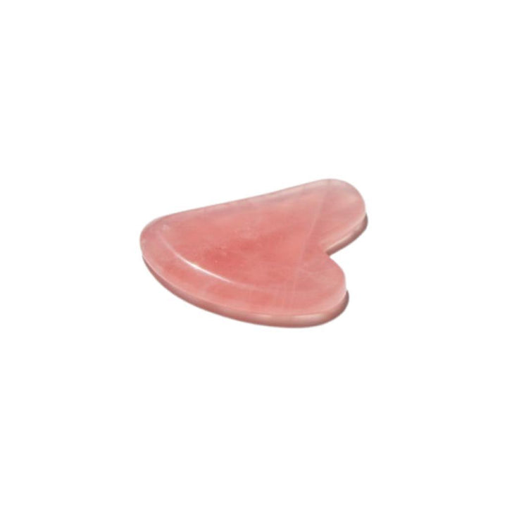 Rose Quartz Heart Gua Sha