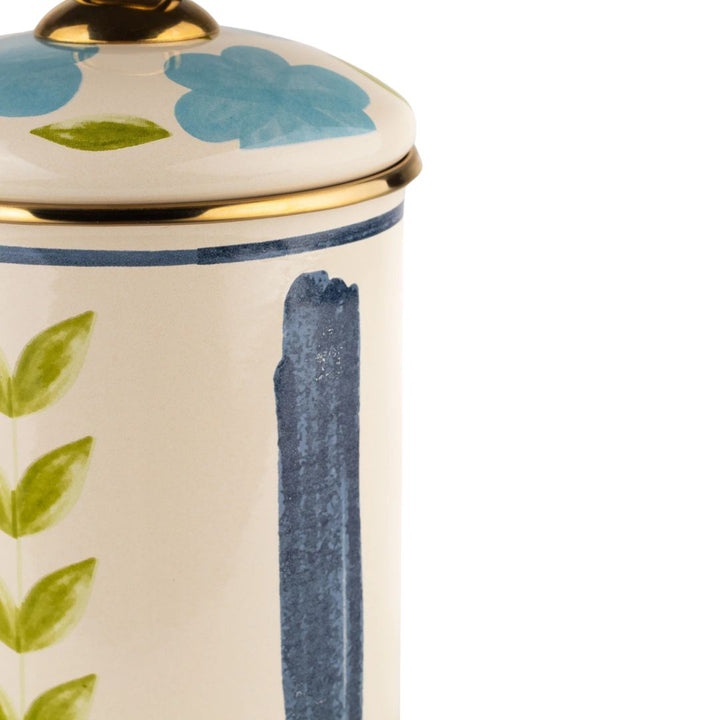 Bloom Enamel Jar