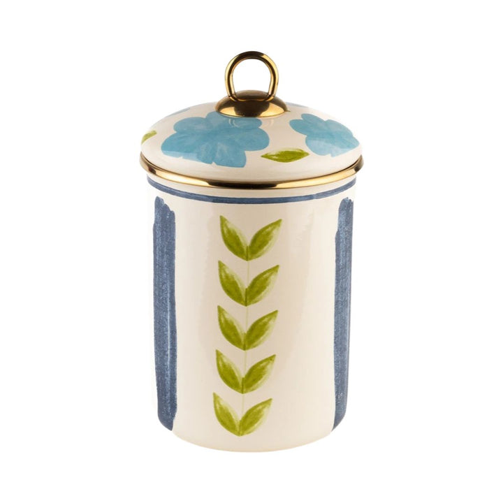 Bloom Enamel Jar
