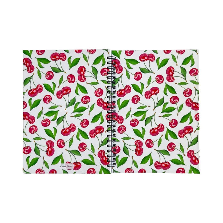 Cherry - A5 Spiral Notebook