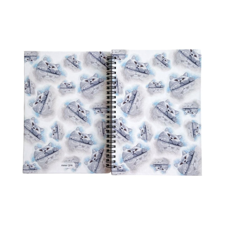 Cat - A5 Spiral Notebook