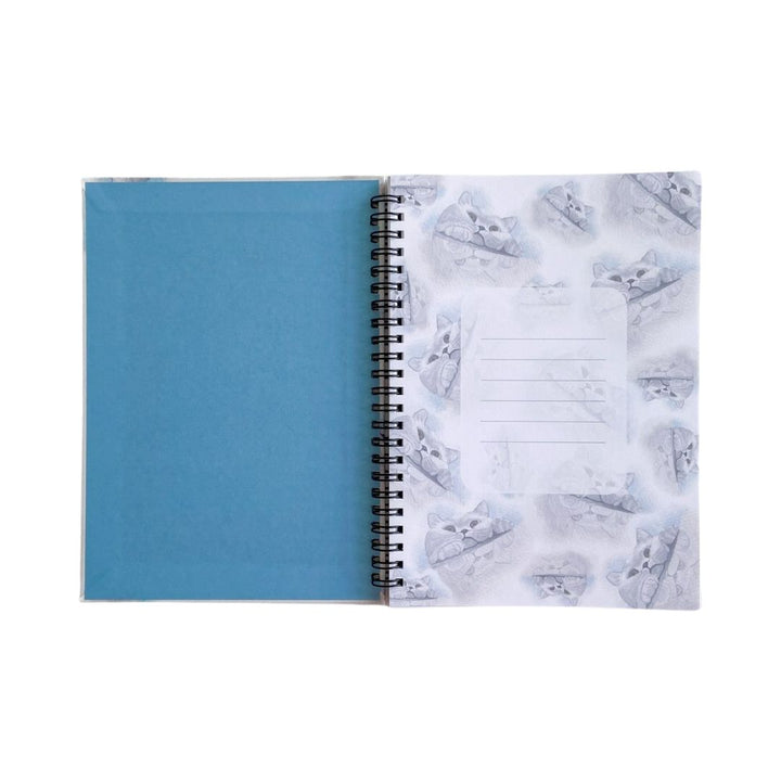 Cat - A5 Spiral Notebook