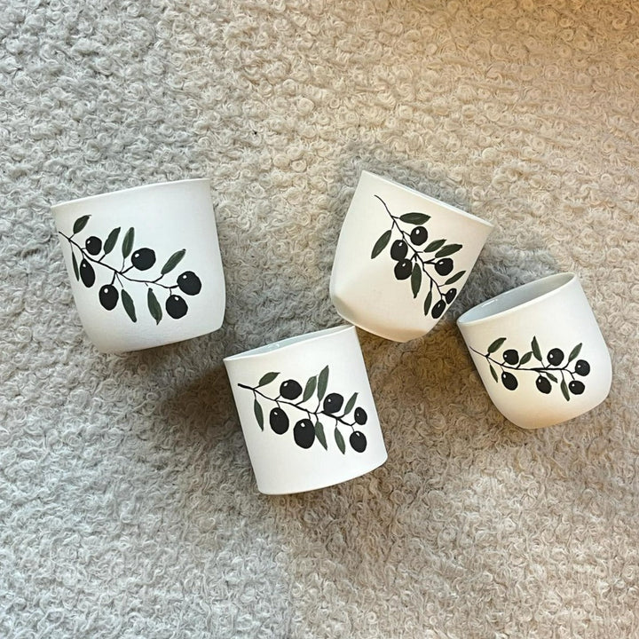 Olive Branch Latte Cup