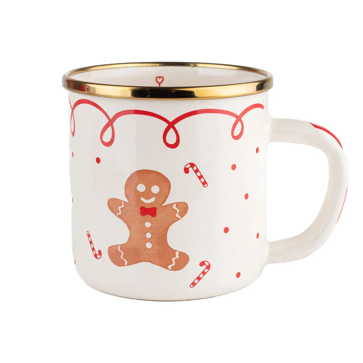 Cookie Man Enamel Mug