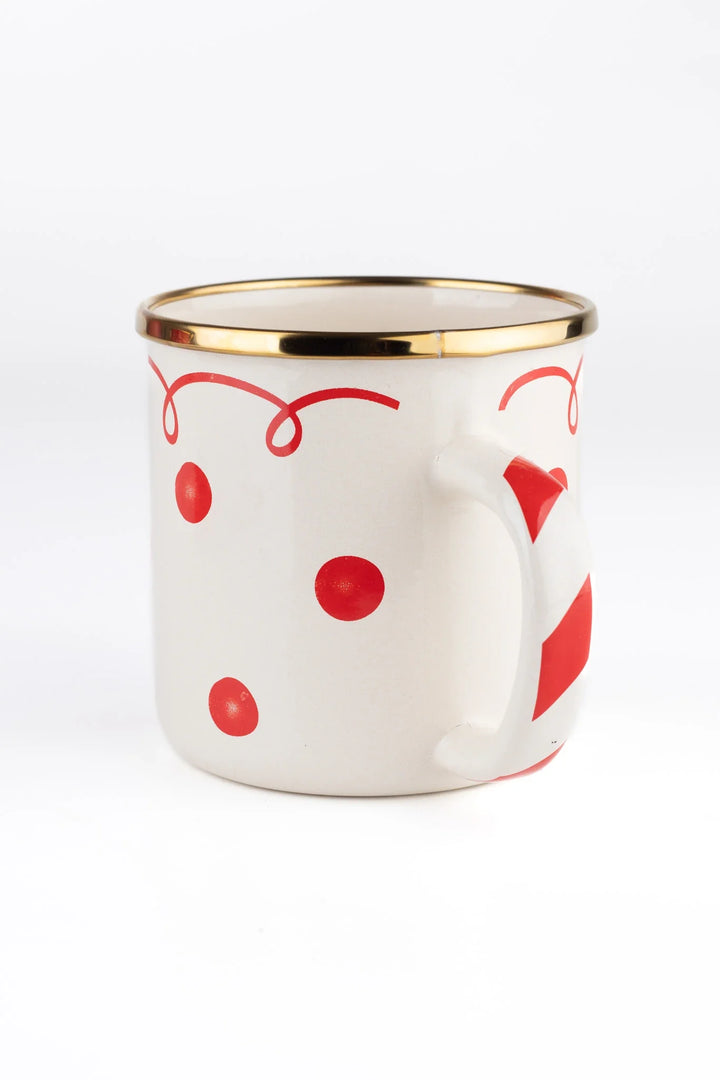 Dots Enamel Mug