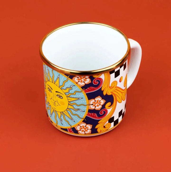 Misharu Enamel Mug