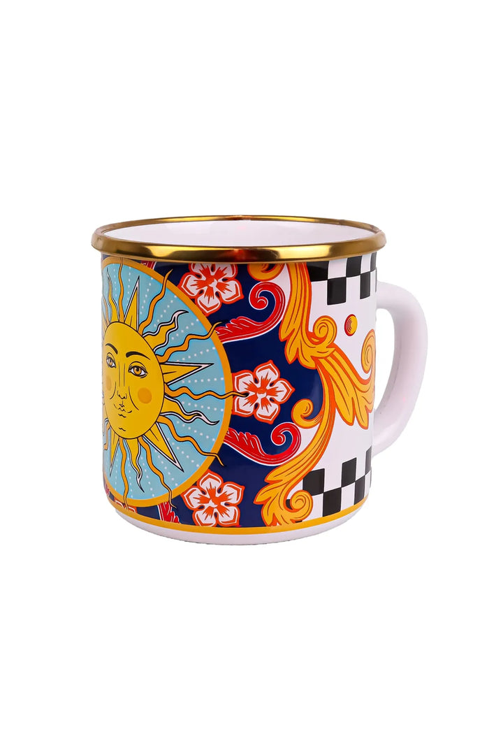 Misharu Enamel Mug