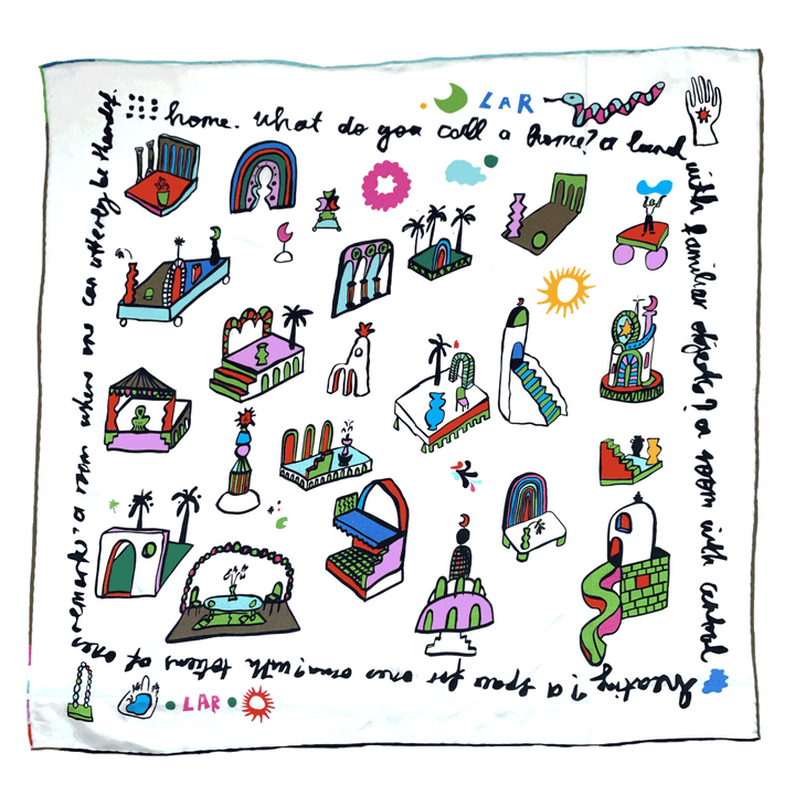 Toteme White Silk Scarf