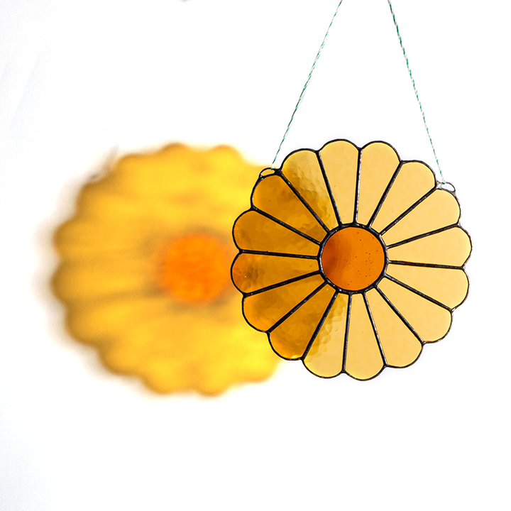 Daisy Stained Glass