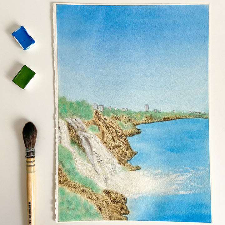 Mediterranean Watercolor Art Print - 4