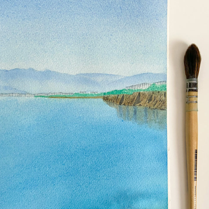Mediterranean Watercolor Art Print - 2