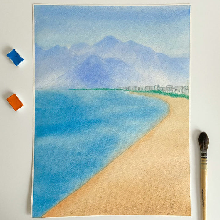 Mediterranean Watercolor Art Print - 1