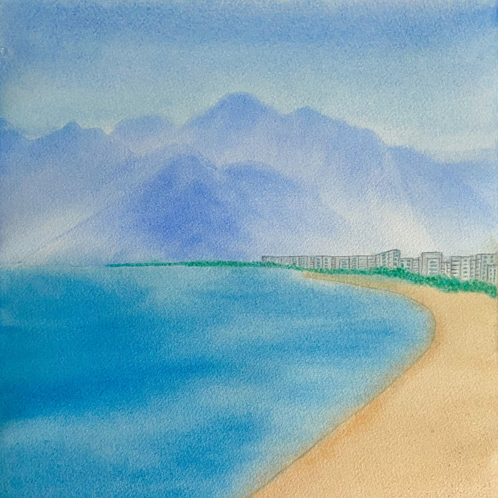 Mediterranean Watercolor Art Print - 1