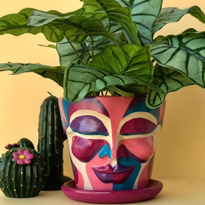 Pink Head Pot