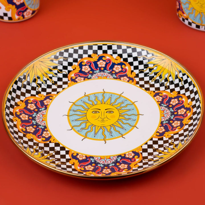Misharu Enamel Plate