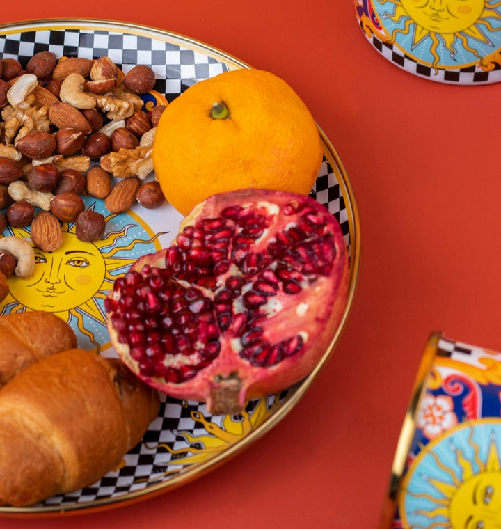 Misharu Enamel Plate