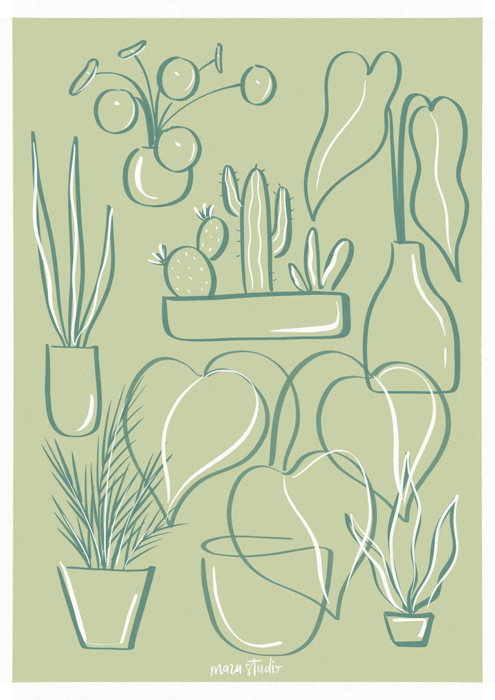 Plant Life Art Print