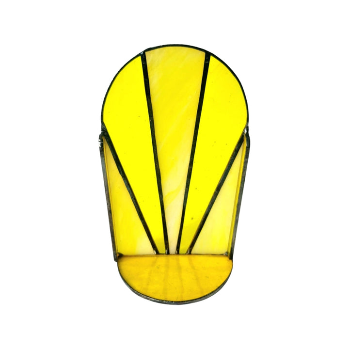 Fan Stained Glass Yellow