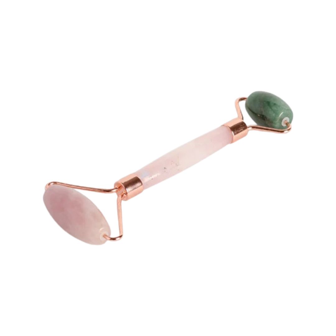 Aventurine - Rose Quartz Roller