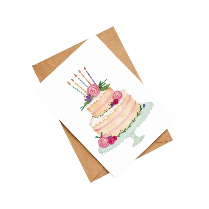 Greeting Card Birthday Cake