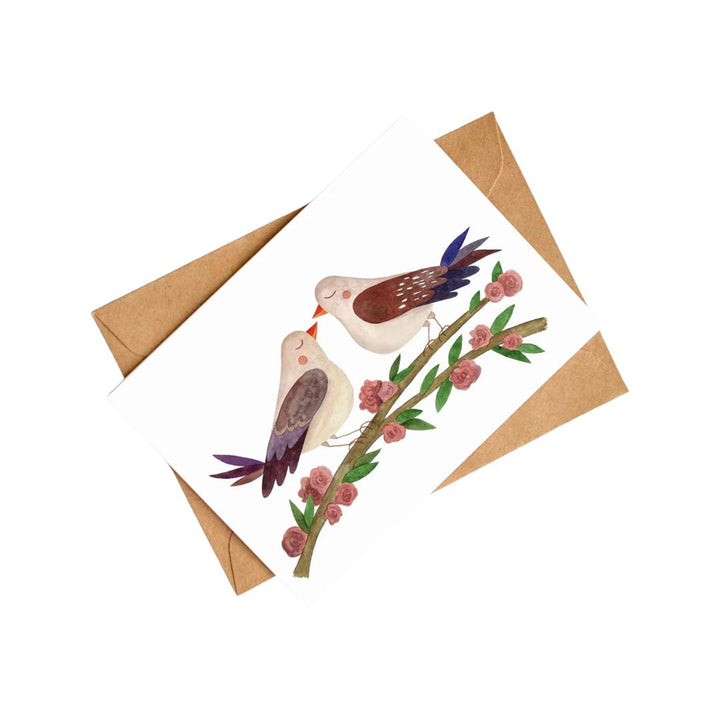Greeting Card Birds