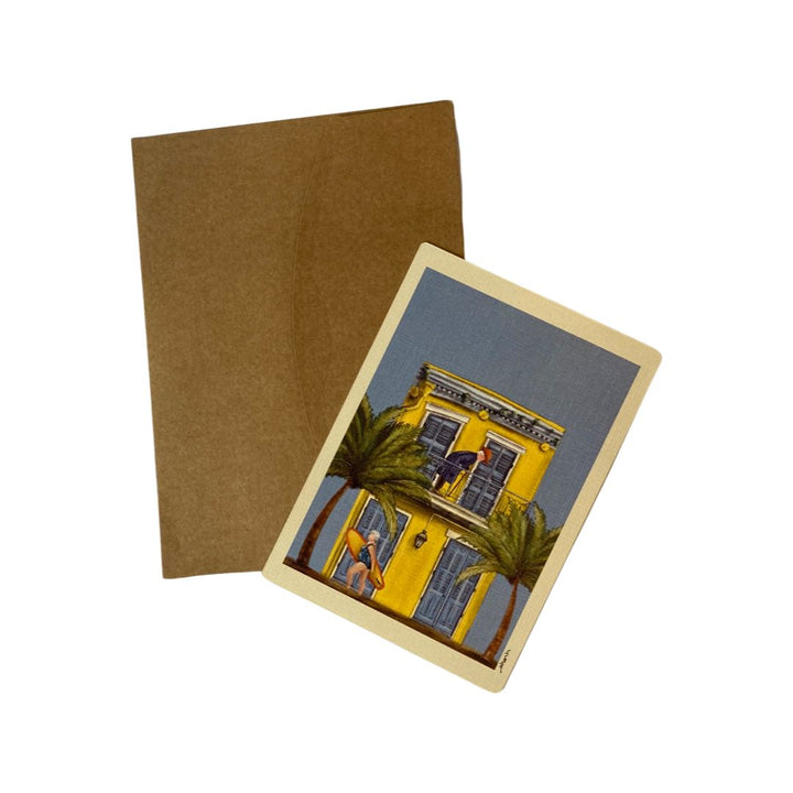 Yellow House Postcard