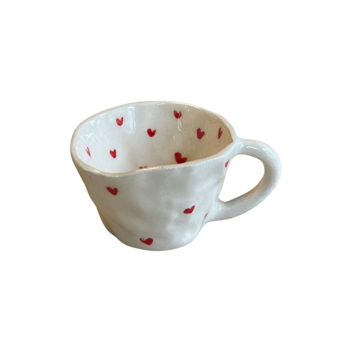 Heart Patterned Mini Mug
