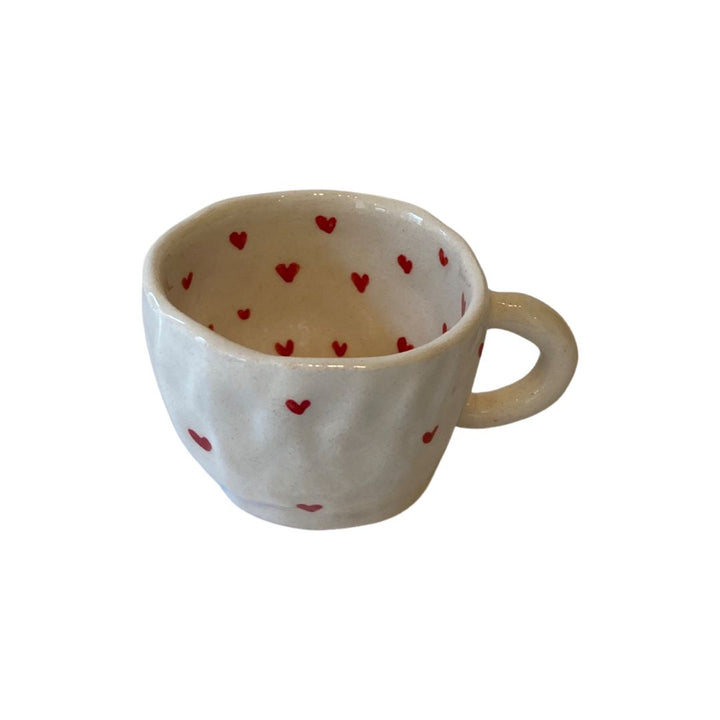 Heart Patterned Mini Mug