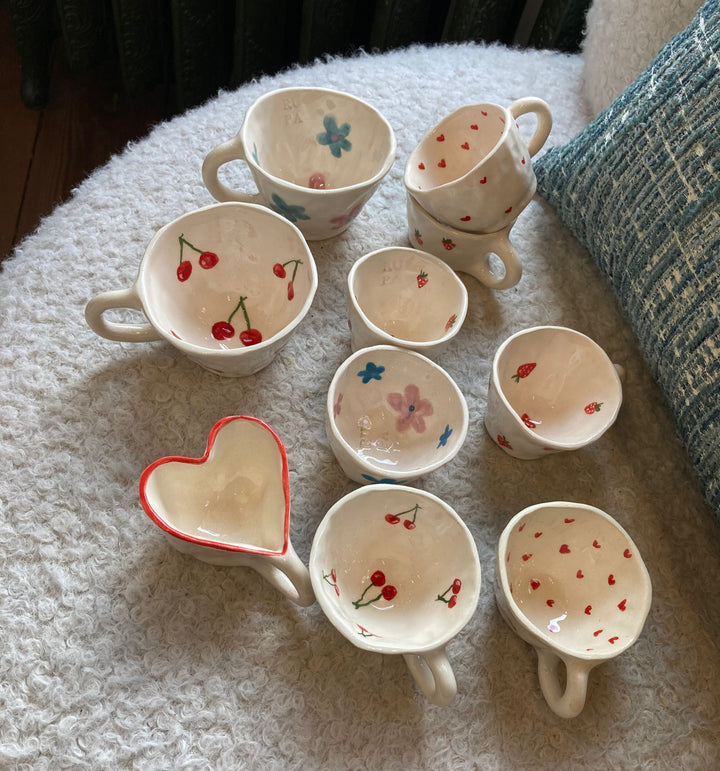 Cherry Patterned Mug