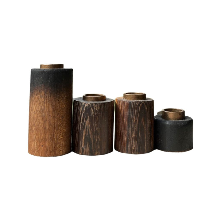 Wooden Candlestick