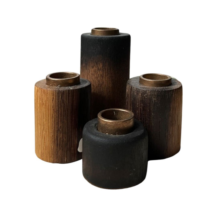 Wooden Candlestick