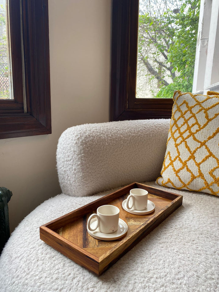 Sevilla Iroko Special Decorative Wooden Tray