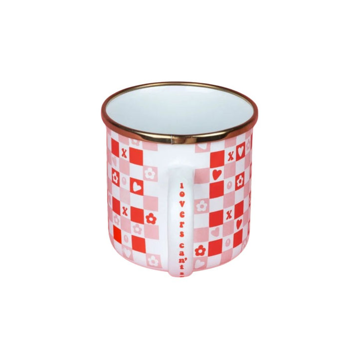 Love Is Blind Enamel Mug