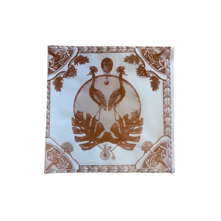 Peacock - 40x40 Patterned Napkin