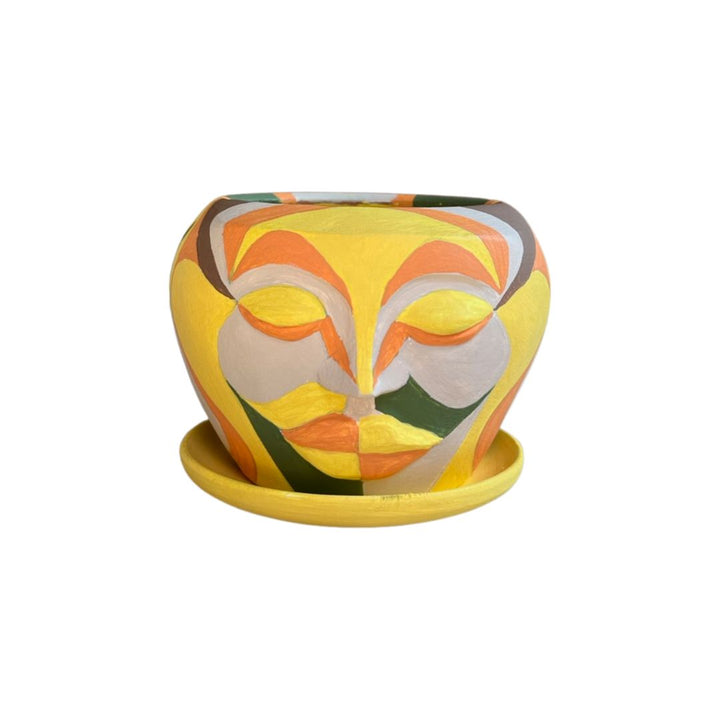 Yellow Soft Head Pot