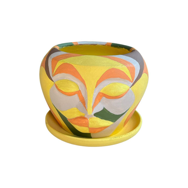 Yellow Soft Head Pot