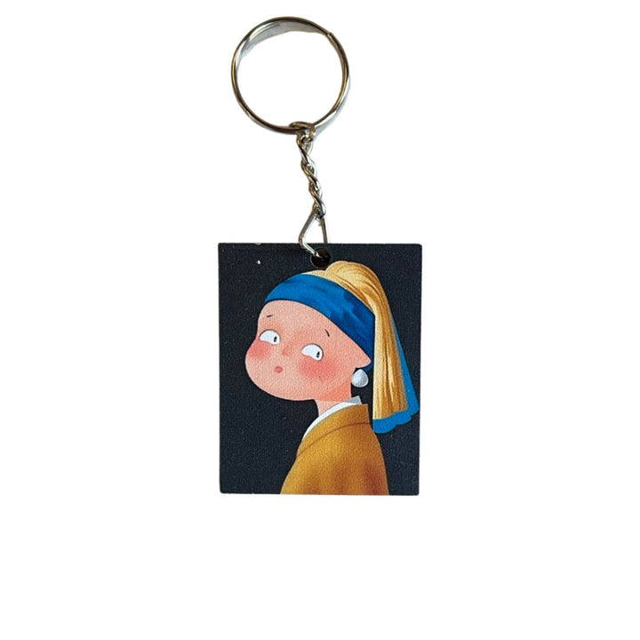 Girl with a Pearl Earring Keychains