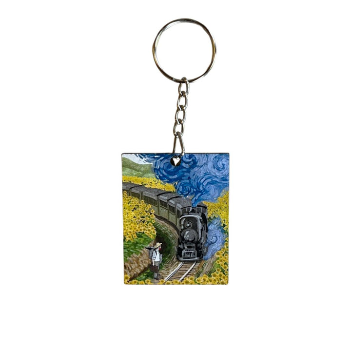 Van Gogh Sunflowers Keychains