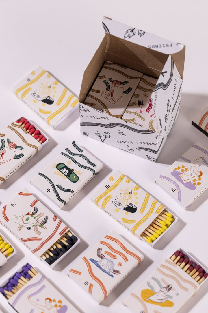 Artsy White Patchouli Baby Matchbox