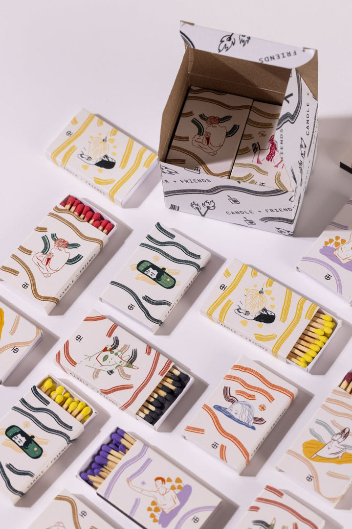 Artsy White Patchouli Baby Matchbox