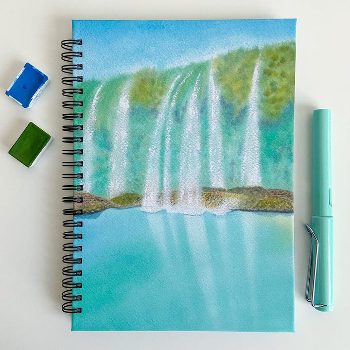 Kurşunlu Waterfall - A5 Spiral Notebook