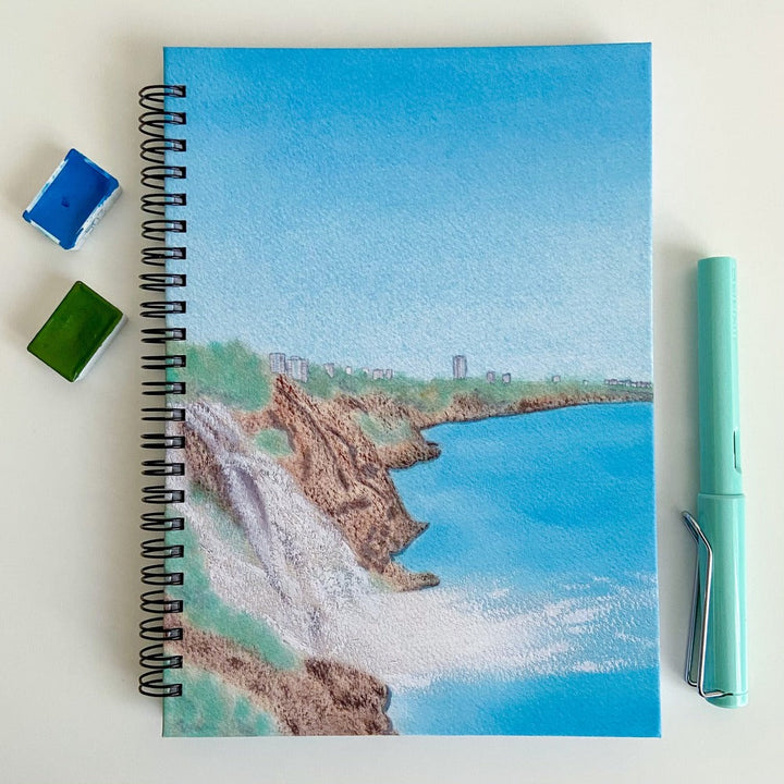 Aşağı Düden Waterfall - A5 Spiral Notebook