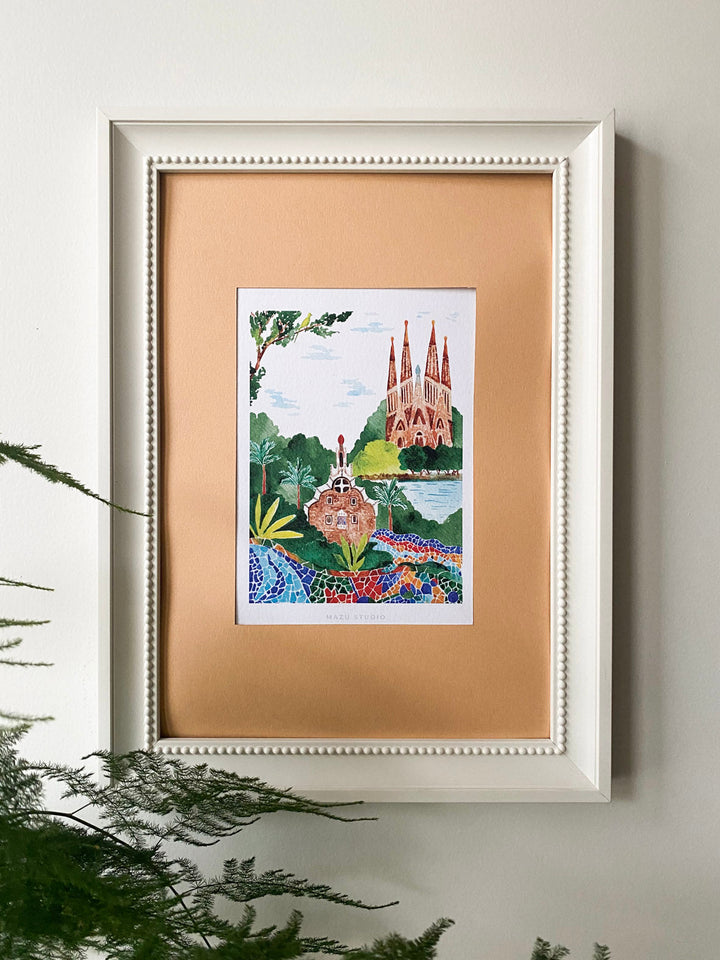 Barcelona Art Print